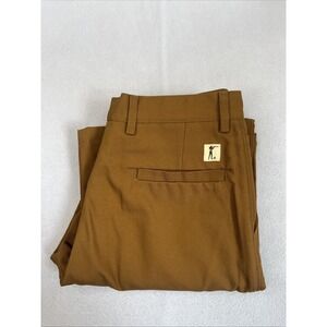 Ball And Buck Mens 30x32 Brown 8 Point Chino Pants Made USA Camo Twill Hunting